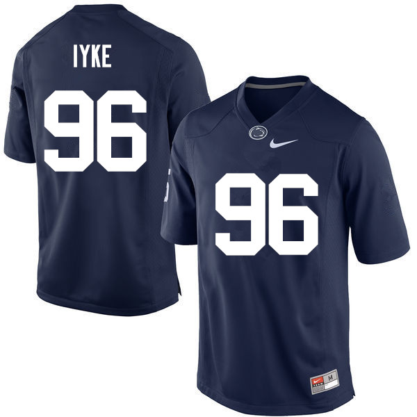 Men Penn State Nittany Lions #96 Immanuel Iyke College Football Jerseys-Navy